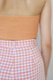 Rib Halter - Peach Stripe