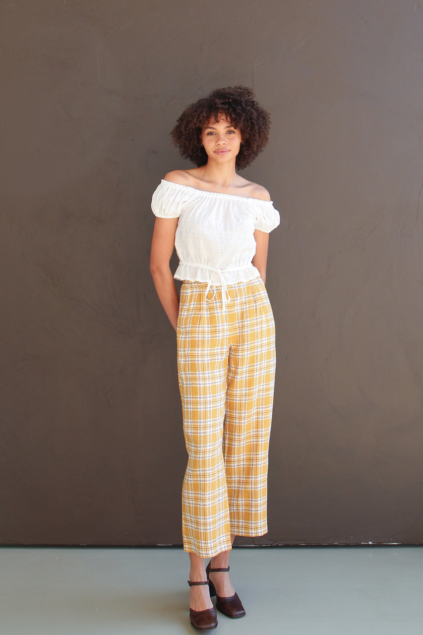 Chester Trousers- Butterscotch Check